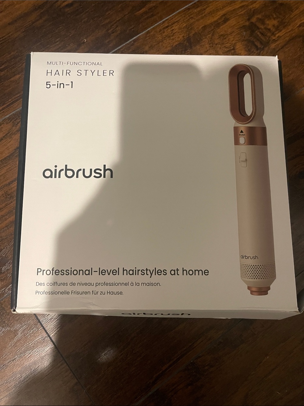airbrush 5-in-1 Multi-Functional Hair Styler - Blush Pink & Rose Gold